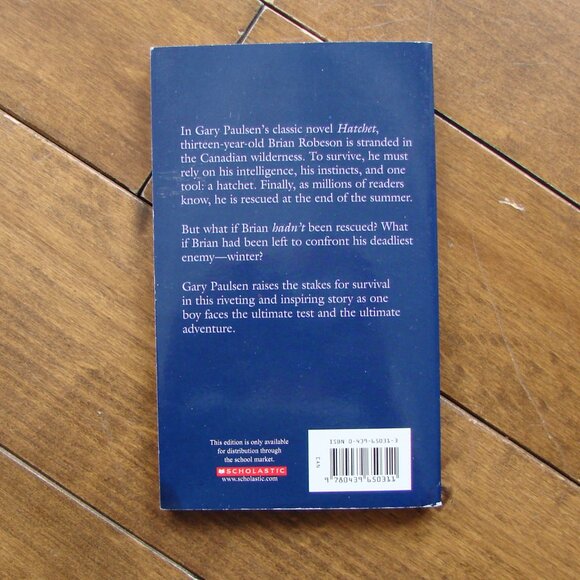 Signed Autographed Book Brian's Winter by Gary Paulsen Teen Young Adult - Picture 3 of 3